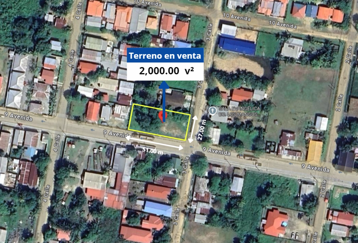 Venta De Terreno En Puerto Cortés - Puerto Cortés 050601402