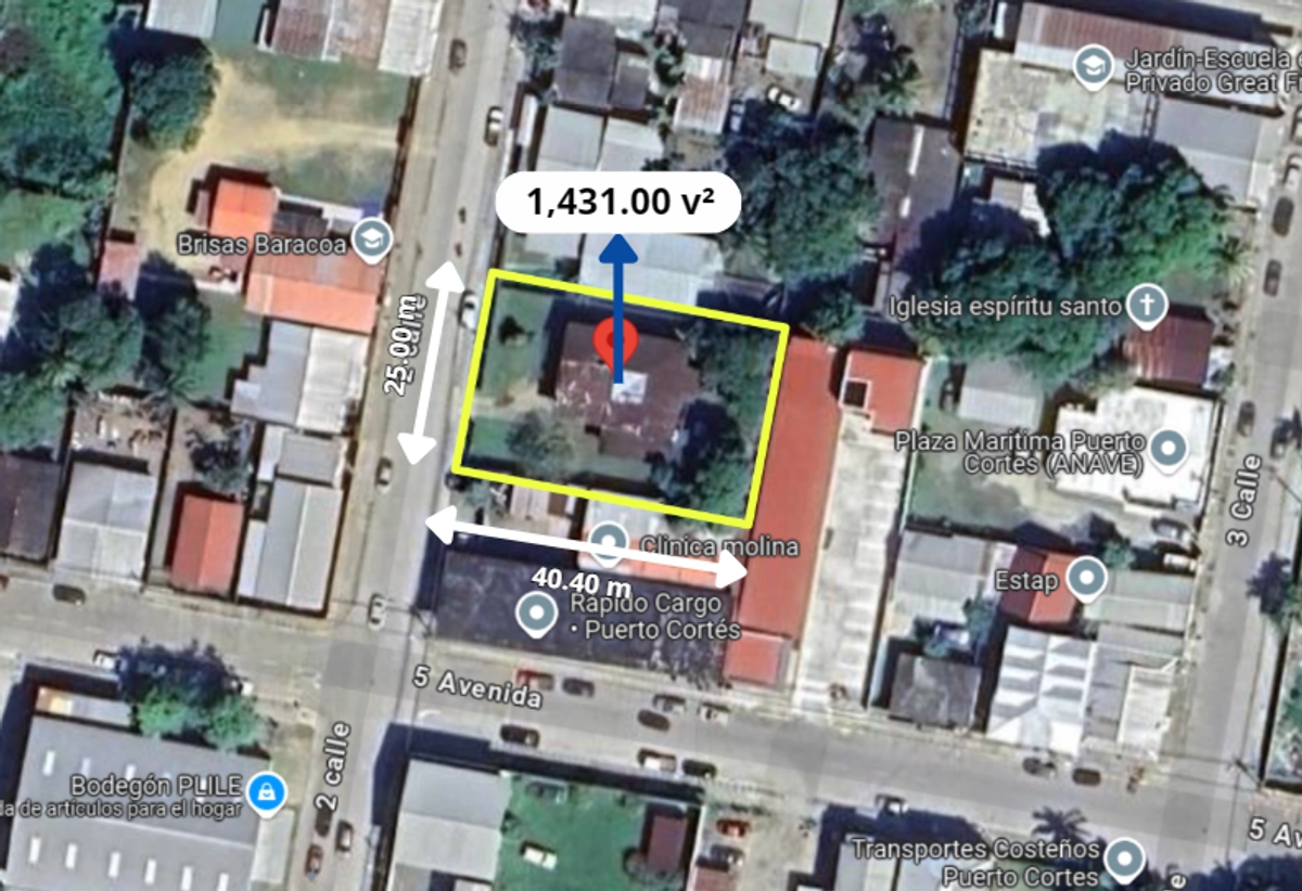Venta De Lote de terreno En Puerto Cortés - Puerto Cortés 050601448
